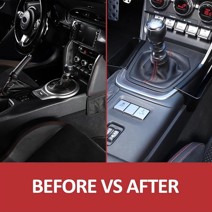 ABS Gear Shift Side Organizer Tray,Center Console Glove Box Organizer For Subaru BRZ Toyot@ 86 2022-2023 Center Console Organizer Storage Box Interior Accessories (Left+Right)