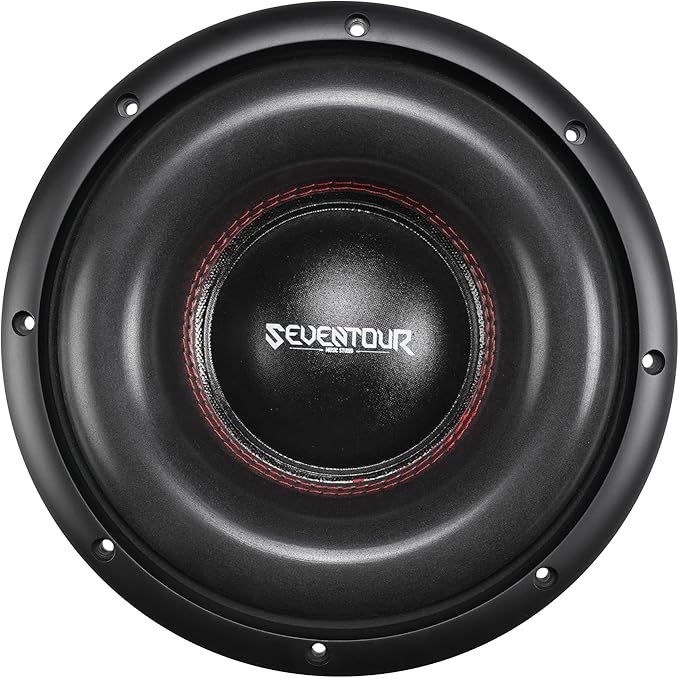 Seventour 10" 1200W Max Power Dual 4 Ohm Car Subwoofer,Dual Voice Coil High-Strength Dual Magnets,Foam Surround for Vehicle Stereo Sound System (10" - Dual 4 Ohm)
