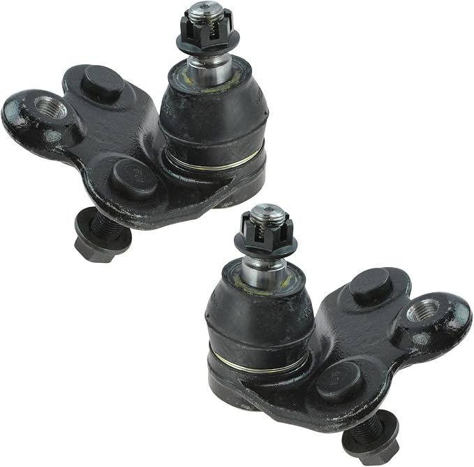 TRQ Front Lower Driver and Passenger Side Ball Joint Set Compatible with 2006-2011 Honda Civic