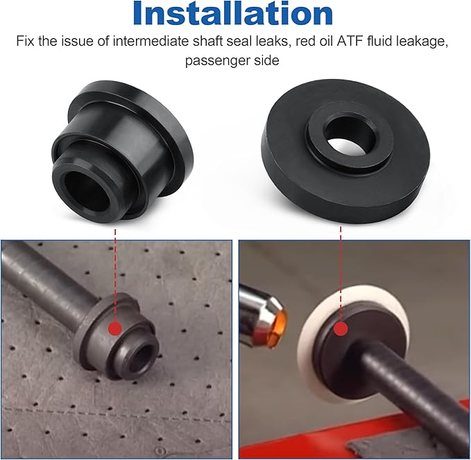 PTU Linkshaft Seal Installer Tool Intermediate Shaft Seals Dust Deflector Install Kit for Ford Edge Taurus Flex 2007-2010 Lincoln MKX MKS MKT 205-883 205-882 TSB 09-25-7
