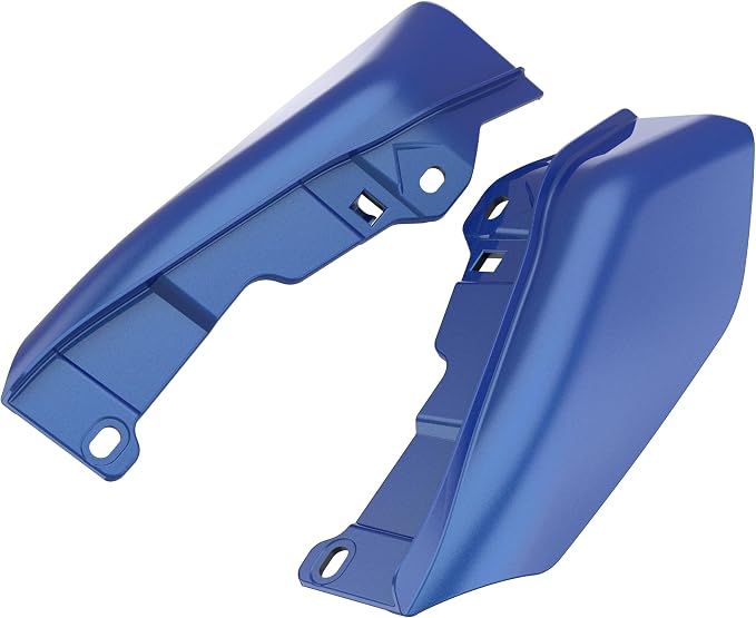 Color - Matched Mid Frame Air Deflectors Heat Shield, Perfectly Fit for Harley Touring Models 2009-2026 Blue Max