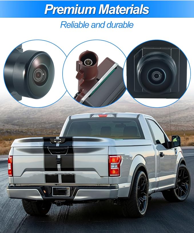 PJ7Z-19G490-B Backup Rear View Camera Fit for Ford F-150 2021-2023 Lightning Expedition Lincoln Navigator 2022-2023, Park Assist Reverse Camera Replace PJ7T-19G490-BA PJ7T-19G490-BB PR3T-19G490-CB