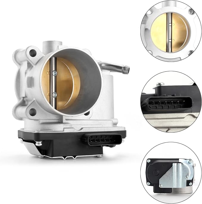 Electronic Throttle Body Assembly for Mitsubishi Eclipse 2006-2012 Galant 2004-2012 Lancer Outlander 2004-2006 2.4L L4 – OEM Replacement Part # S20213 TB1250 MN135985