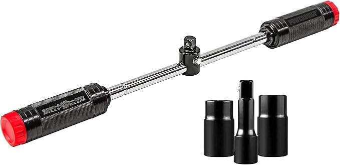 Powerbuilt Billy Club Universal Lug Wrench, Change Vehicle Tires Fast, Break Loose Lug Nuts, Emergency Car Roadside Services - 642250 Large