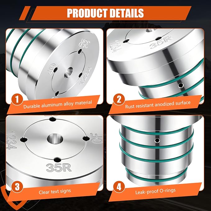 Reverse Drum Tester Tool for Ford 6L80 & 6L90 Transmission, 35R / 1-2-3-4 Drum Testing Tools Leak & Crack Inspection Tool