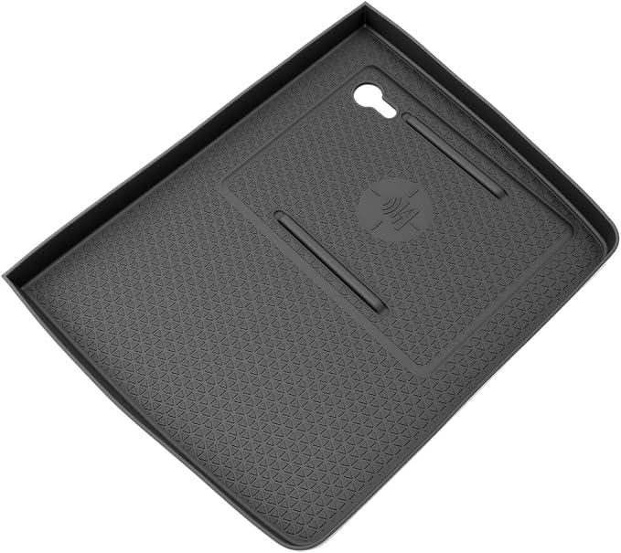 SKTU for 2026 Honda Passport Wireless Charging Mat 2026+ Passport Center Console Non-Slip Pad 2026 Passport Console Mat Honda Passport 2026 Accessories Rubber Console Mat Durable