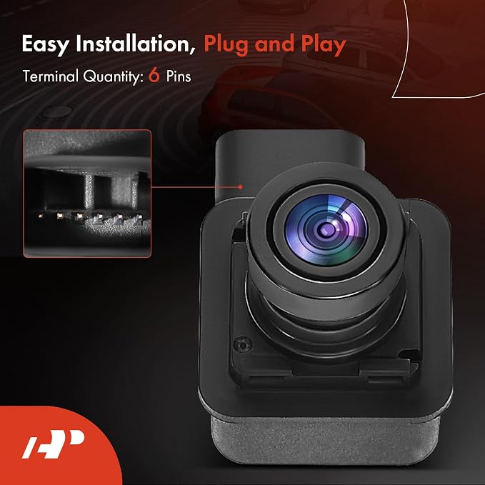 A-Premium Rear View Backup Camera C.A.P.A. Compliant Compatible with Ford | Parking Camera for F-150 2018-2020 - Replace# FO1960166C, JL3C19G490-B, JL3Z19G490L