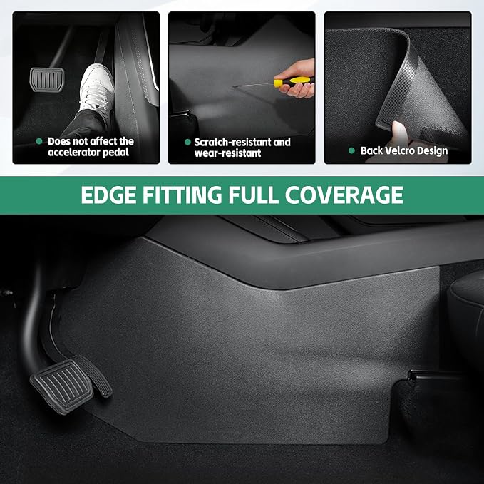 For Tesla Model Y Juniper 2025 2026 Floor Mats & Cargo Liners & Backrest Mat & Center Console Side Anti-Kick Mats & Interior Model Y NEW Accessories 9PCS