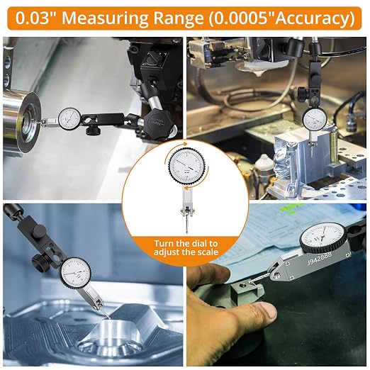 Neoteck 1'' Digital Indicator+0.03'' Test Indicator Set