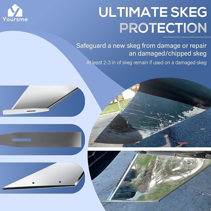 27412 Skeg Guard Skeg Protector Kit Marine-Grade Stainless Steel Fits for Mercury 200-225-250-300HP 4 Stroke ProXS Torque Master 4.6L V8 4.8" Torpedo 20" Shaft 2019-Present