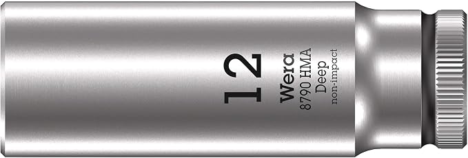 Wera 05004525001 Belt A Deep 1 socket set, 1/4" drive, 9 pieces
