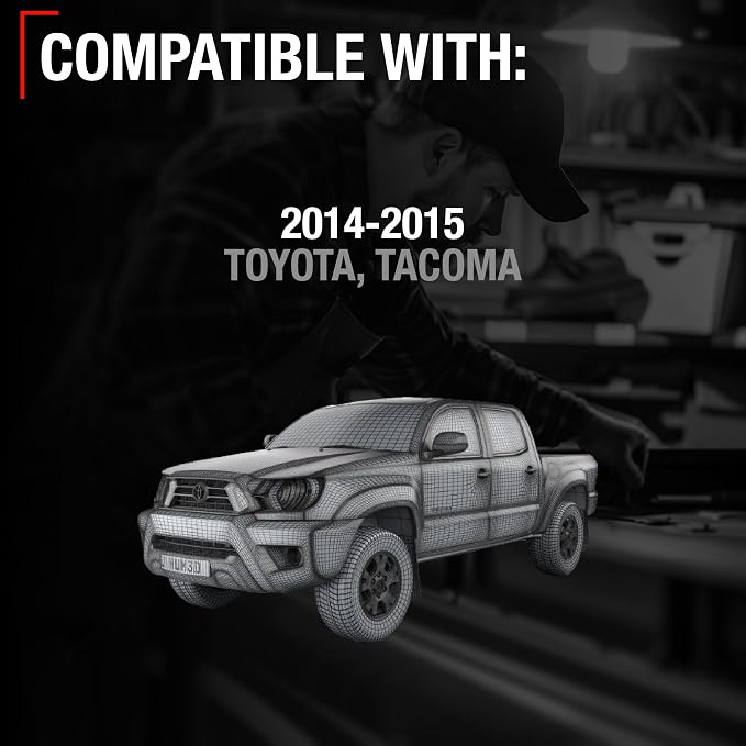 Rear View Backup Camera, Reverse Park Assist - Compatible with 2014-2015 Toyota Tacoma - OEM 8679004021, TO1960101