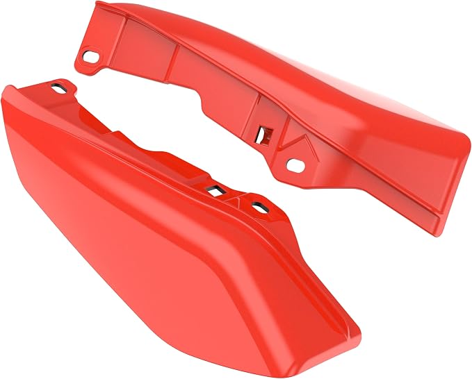 Color - Matched Mid Frame Air Deflectors Heat Shield, Perfectly Fit for Harley Touring Models 2009-2026 Laguna Orange