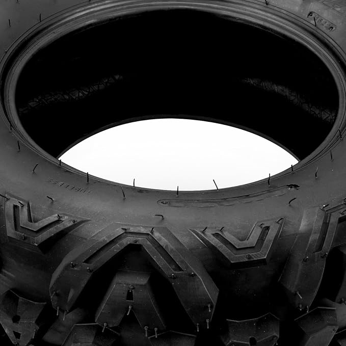 Torchbeam 25x8-12 ATV UTV Tires All-Terrain Quad Tire for All Trail Mud Pavement Sand Off-Road Tire,6 Ply, 1 pack