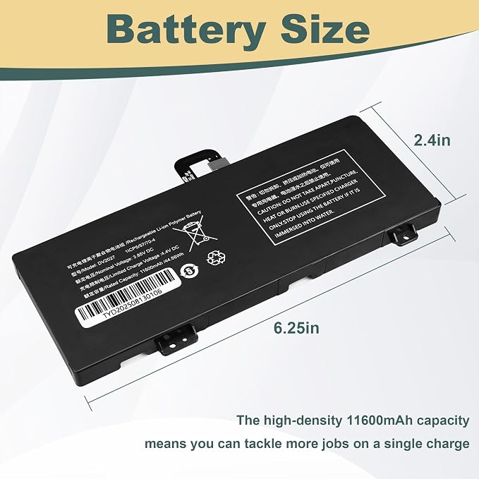 for Autel DV2027 Battery Replacement: for Autel MaxiSYS MS906 Pro MS906 Pro-TS MaxiCOM MK906 Pro MK906 Pro-TS MK906S PRO-TS MK906S PRO Lithium Battery 11600mAh