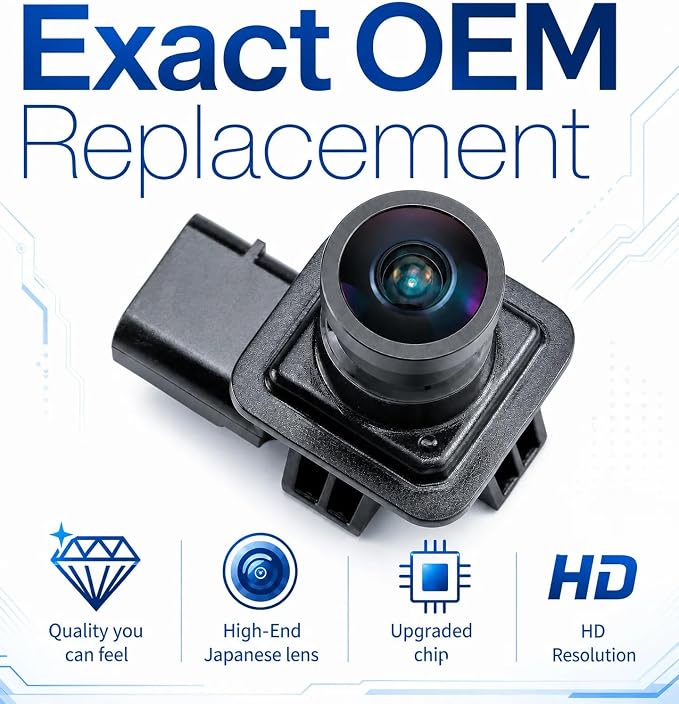 No. EB5Z-19G490-A Rear View Backup Reverse Parking Camera/Rear View Camera | Compatible with Ford Explorer Limited 2011 2012 2013 2014 2015 Reverse Park Assist Camera Replace EB5Z19G490A BB5Z19G490A