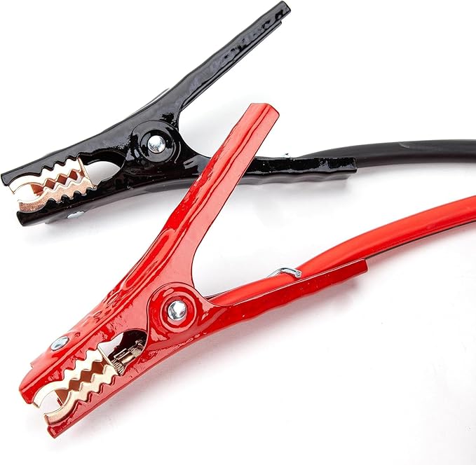 Justin Case Heavy-Duty Jumper Cables for Car, Includes 2 Gauge Wire Conductor 20' car Jumper Cables & 365 Day Roadside Assistance