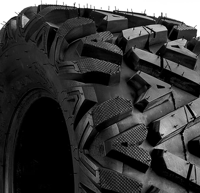 Torchbeam 26x11-12 ATV All Terrain Tires, 6Ply Bias UTV Mud Tires for Quad, UTV and Side by Side Hybrid Tread for Dirt, Snow and Trail Riding 2pack Z-199