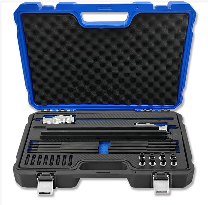EN-51146 GM-51146 Fuel Injector Removal Tool, Fuel Injector and Rail Assembly Replacer Master Tool Kit for GM Opel for Buick for Vauxhall for MG 1.0L, 1.4L, 1.5T, 1.6L EN-51146-100 EN-51146-150