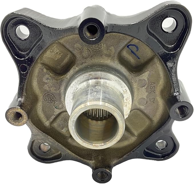 Polaris Rear Wheel Hub, Machined, Black, for RANGER Models - 5143629-067