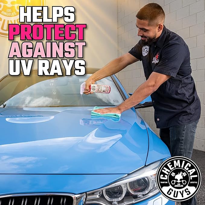 Chemical Guys WAC_202_1602 Speed Wipe Spray Gloss & Quick Detailer, Great for Cars, Trucks, SUVs, Motorcycles, RVs & More, Cherry Scent, 16 oz (2 Pack)