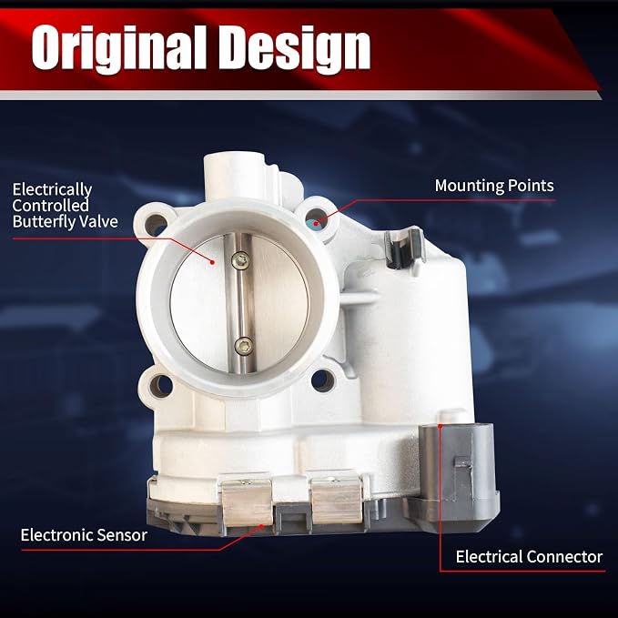 Electronic Throttle Body Assembly 1204455 Compatible with Polaris General Ranger 1000 RZR 570 900 Sportsman 570 Replaces 0280750587
