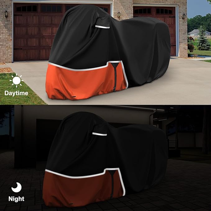 Waterproof Motorcycle Cover Replace for Honda CBR600RR CBR1000RR /CBR500R CBR650R CB1000R Sport/Standard Model, 420D Oxford Cloth Motorcycle Cover for Snow Rain Dust Protection