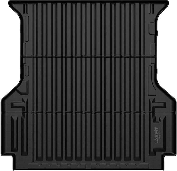 LASFIT Bed Mat for Ford Ranger 2026 2025 2024 5.0ft Truck Bed All Weather TPE Bed Liner Easy Clean Durable,Not Fit for Drop in Bedlienr