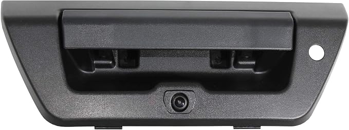 RED WOLF Tailgate Handle w/Backup Camera for 2015-2017 Ford F150 XL XLT Replace OEM #FL3Z9943400AA Rear View Reverse Camera with Keyhole RCA Plug, Parking Guideline Available