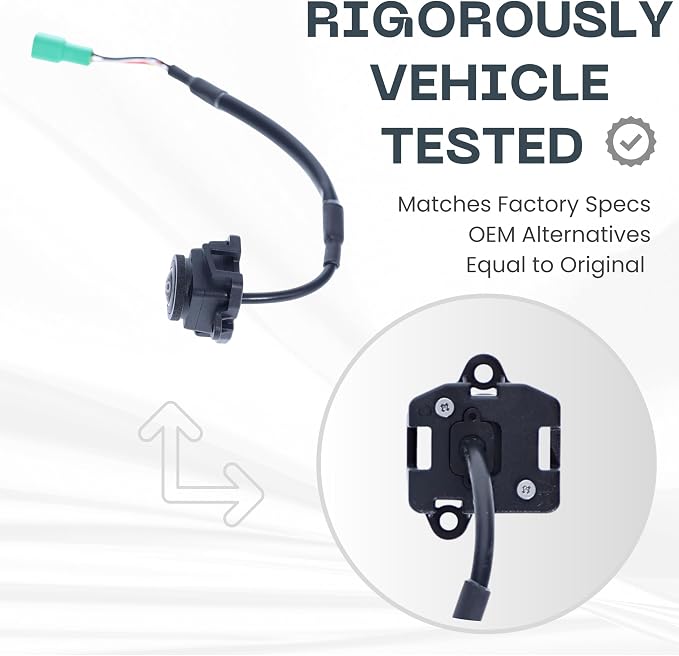 Right Side View Backup Camera Replaces for 2021-2023 Toyota Sienna OE Part # 8679008100 86790-08100