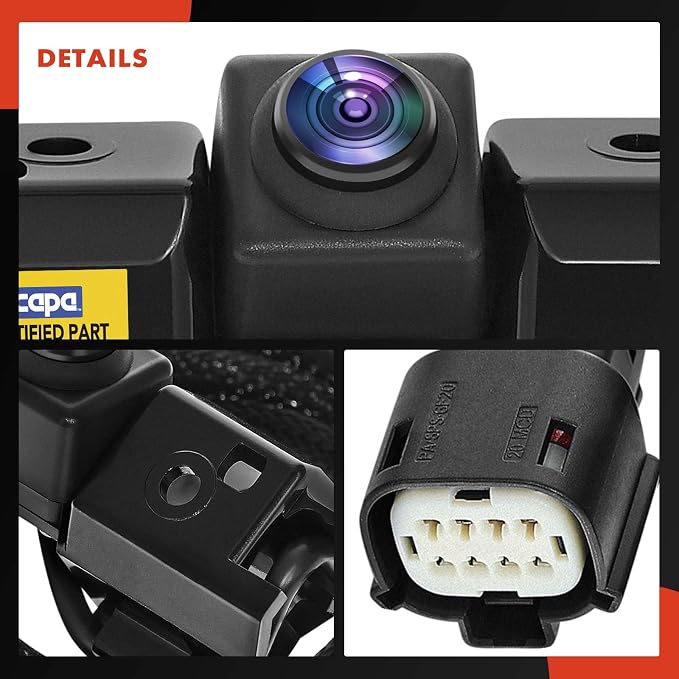 A-Premium Rear View Backup Camera Compatible with Chevy & GMC | Parking Camera C.A.P.A. Compliant for Silverado 2500 3500 HD, Sierra 2500 3500 HD, 16-19 - Replace# GM1960132C, 84079952
