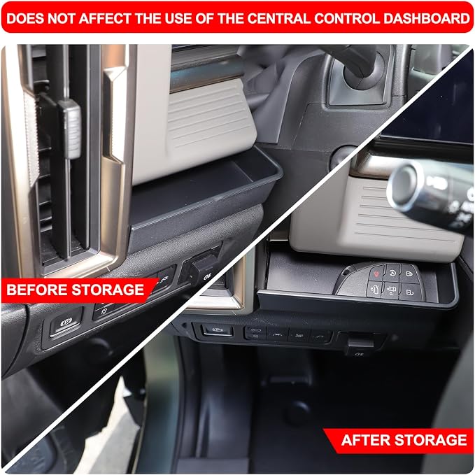 Center Console Organizer Storage Tray Compatible with Hummer EV 2022-2026 SUV/SUT ABS Driver Side Coin Container Inner Organizer Tray, Interior Storage Accessories
