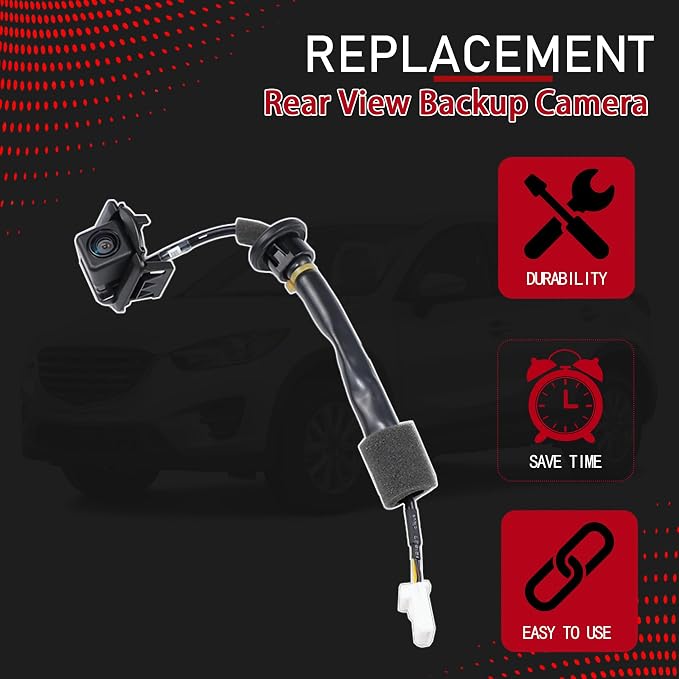 K015-67-RC0A Rear View Backup Camera Parking Assist Camera | Compatible With 2013-2016 Mazda CX-5 2.0L 2.5L, Replaces MA1960108, K01567RC0A, KD3367RC0C, KD33-67-RC0B, KD33-67-RC0A