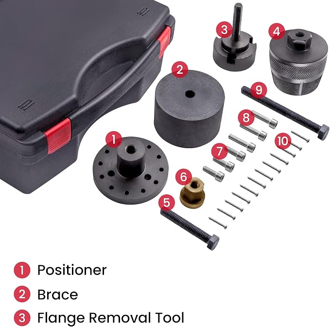 maXpeedingrods Front Crankshaft Seal Removal Kit Crankshaft Oil Seal Remover and Installer Kit for N40 N42 N45 N46 N52 N53 N54 Engines