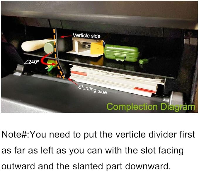 JDMCAR Compatible with Center Console Organizer, Divider and Glove Box Organizer Toyota 4Runner 2010-2021 2022 2023