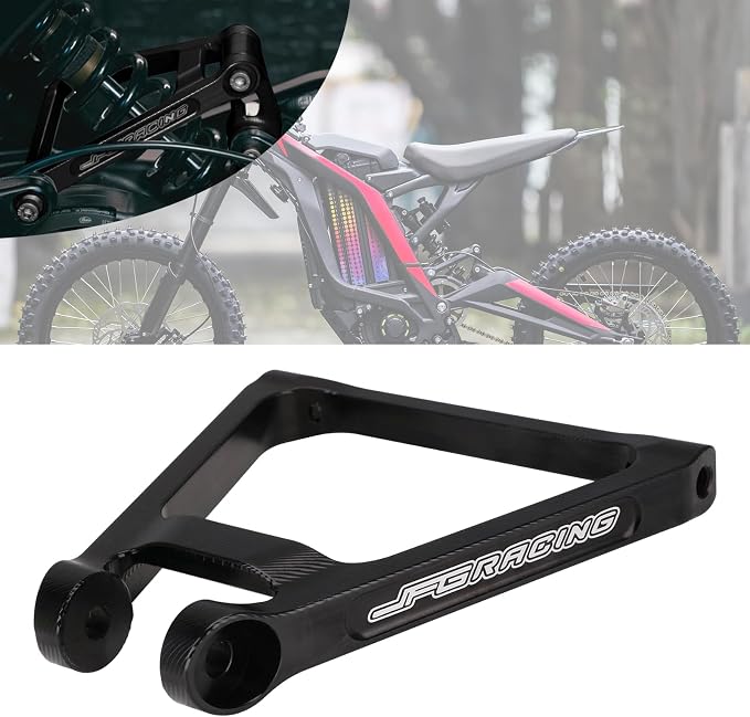 JFG RACING Sur Ron Suspension Triangle Linkage 7075 Al Progressive Link Kit For Sur Ron X/S X160 X260 Electric Dirt Bike EXTREMENIGHT BLACK