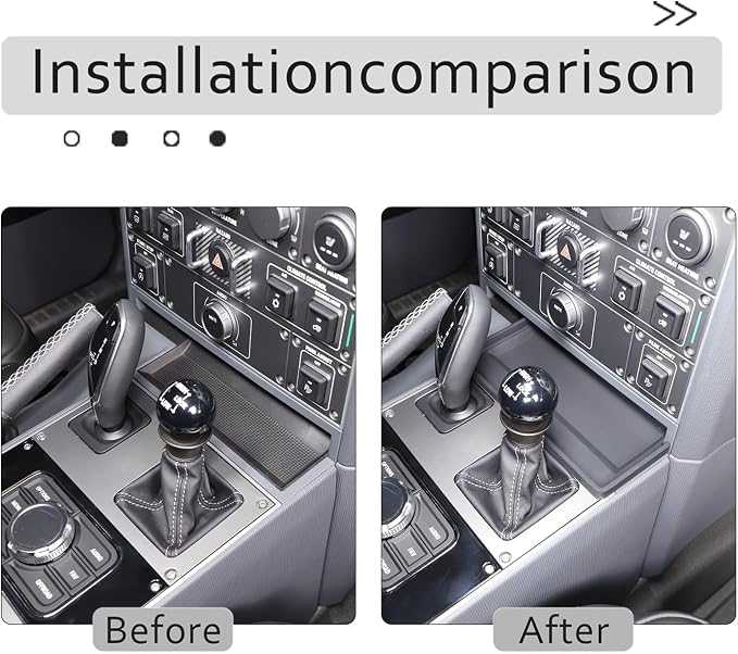 Front Center Console Mat Compatible with INEOS Grenadier 2020-2025 Accessories, Center Console Bin Anti Slip Silicone Mat, Insert/Bottom Center Console Organizer Compartment Slot Liner Mat (Black)
