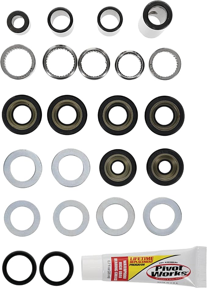 Pivot Works PWLK-T03-000 PW Linkage Bearing Kit Compatible With/Replacement For Gas-Gas EX250F 2021-2022, EX350F 2021-2022, EX450F 2021-2022, MC125 2021-2022, Husqvarna FC 250 2022, FC 350 2022