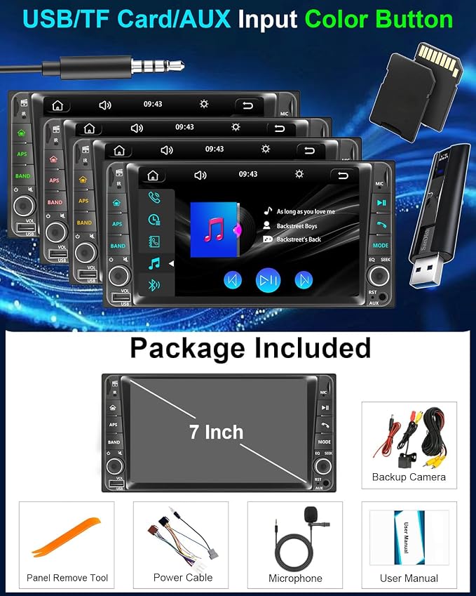 Plug & Play Car Radio Stereo for Nissan Rogue Selet 2014-2015/Sentra 2015-2019/Versa 2014-2019/Versa Note 2014-2019/Quest 2011-2017/TITAN 2013-2015 W/Carplay Android Auto Touchscreen Bluetooth AM/FM