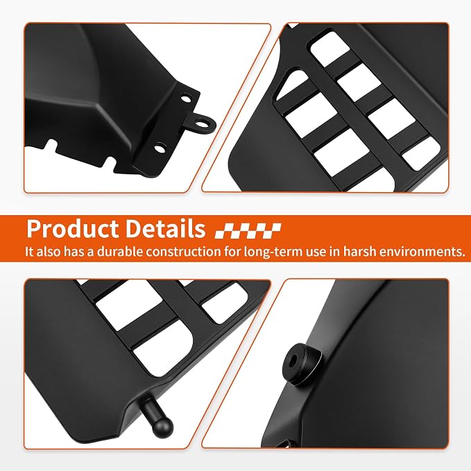 Left & Right Heel Guard Bar Flap Plastic for Yamaha Blaster 200 YFS200 1990-2006 3JM-21621-00-00 3JM-21691-00-00