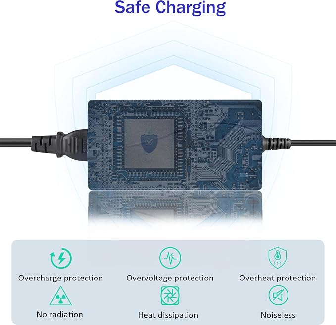 110v to 12v 6A 72W AC to DC Converter- Car Cigarette Lighter Adapter to Wall Plug for Air Compressor, Tire Inflator, Car Refrigerator, Car Vacuum Cleaner, Car Fan