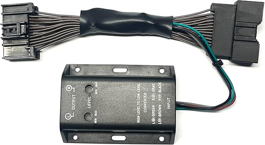 Add A Sub Bass Amp Amplifier Adapter Interface to Factory OEM Car Stereo Radio System - Made for select Ford Vehicles- No Factory External Premium Amp/Sony - Read Below- Vehicles listed below