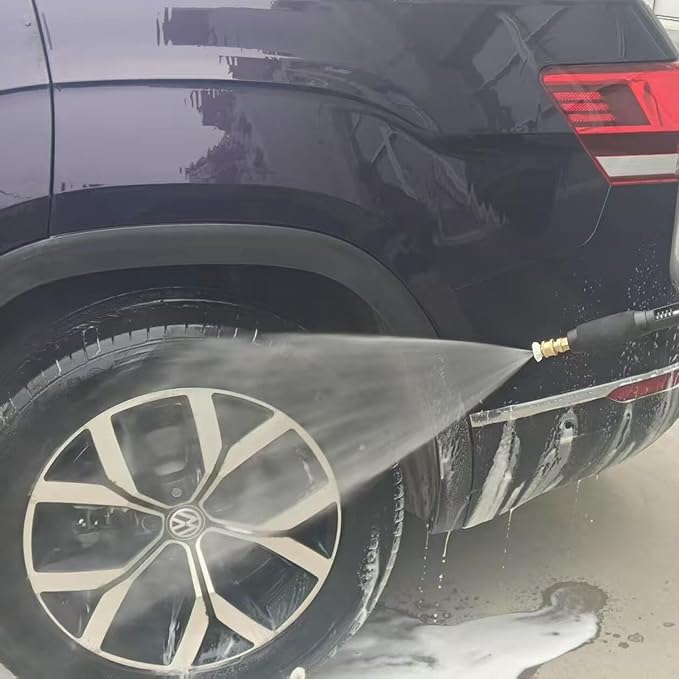 GDHXW Adjustable Length High Power Washer Gun 5000PSI,with Foam Cannon and Pressure Washer Gun Accessories