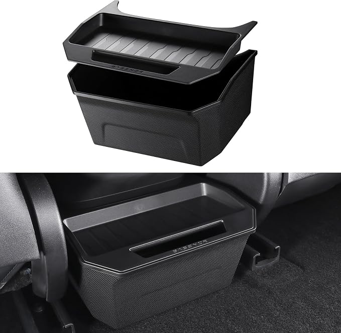 BASENOR Model 3 Rear Center Console Organizer and Control Lower Bottom Storage
