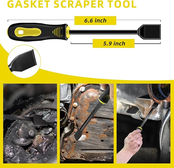 11 Pcs Pick Tool Set Mechanic, Automotive Pick and Hook Tool for Car Oil Seal/O-Ring Seal Hoses Puller Remover Gasket Scraper Magnet Pickup Tool