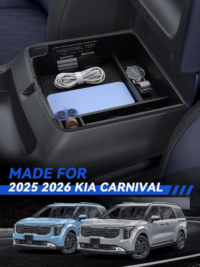 for Model 3 Center Console Organizer Armrest Tray Middle Storage Box Insert Container Durable ABS Plastic Accessories 2024 2025