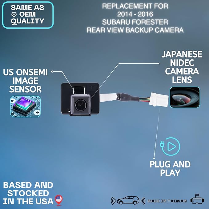 Backup Camera for 2014 2015 2016 Subaru Forester | Replaces OE Part # 86267SG000
