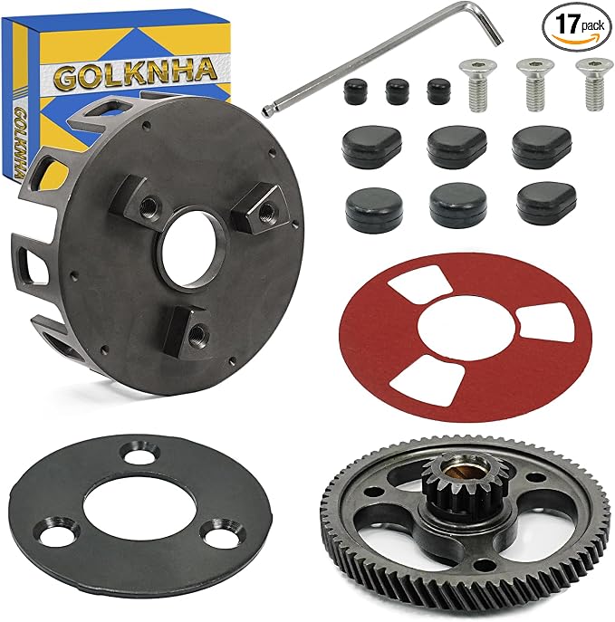 CNC Billet Clutch Basket & Heavy Duty Primary Driven Gear Kit for Yamaha Blaster 200 YFS200 1988-2006 OEM# 3JM-16150-01-00