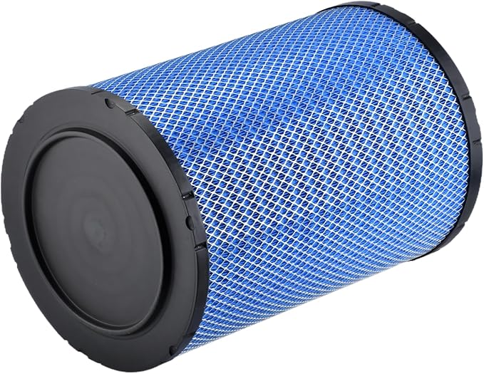 P606720 Engine air filter (Blue) with P606555 Air Filter Compatible with VNL VN VNM VNX VHD VAH Replaces 21715813 RS4642 P606720 LAF9201
