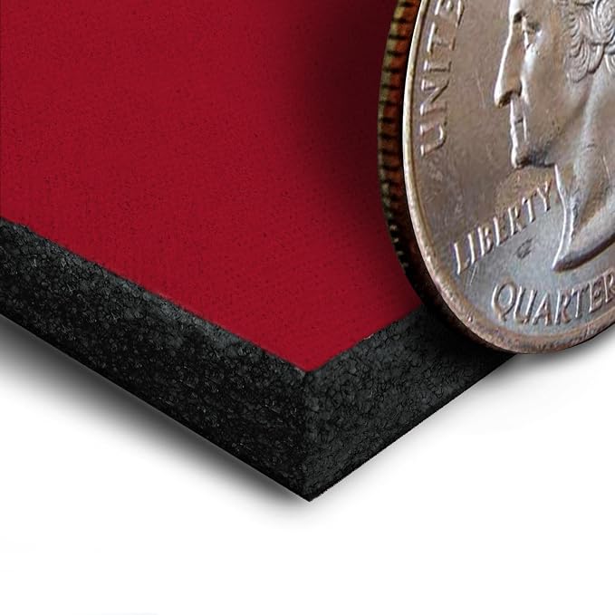 Coverking Custom Fit Front 50/50 Bucket Seat Cover for Select Ford F-Series Models - Neosupreme (Red with Black sides)